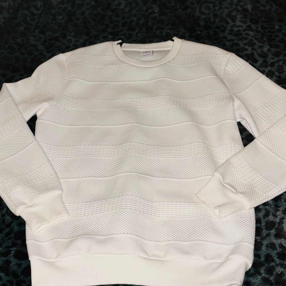 Zara Ivory Knit Top